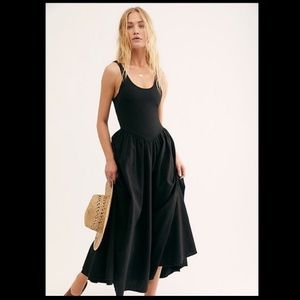 Free People Emily Midi Dress Size M